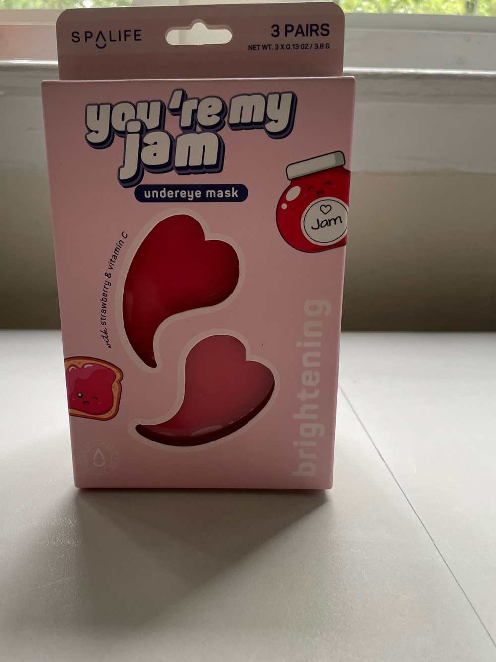 Cute “You’re My Jam” Under Eye Patches 💖 Brightening Vitamin C (3 Pairs)